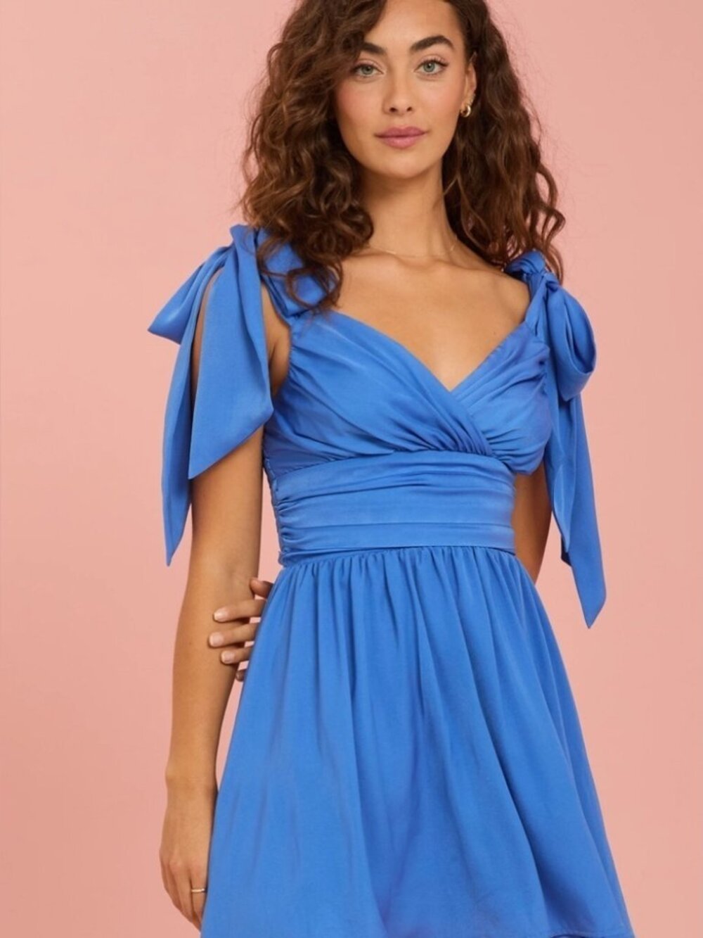Altar'd State Charlee Bow Mini Dress NWT Size Medium